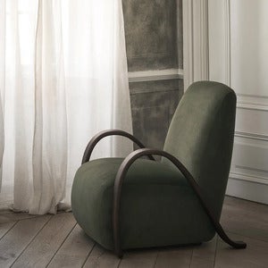 Buur Lenestol Rich Velvet - Dark Stained/Pine