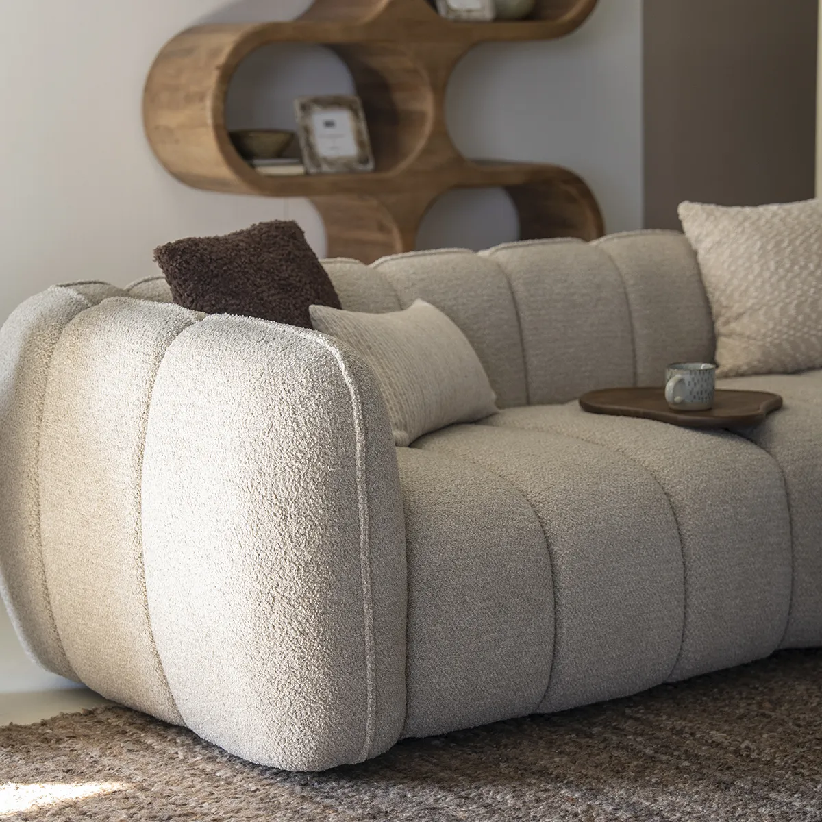 Sofa Cubetto (2,5-seter) Taupe