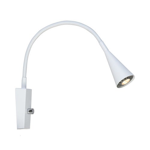 Ledro Vegglampe Matt hvit Mr16 Inkl. lyskilde