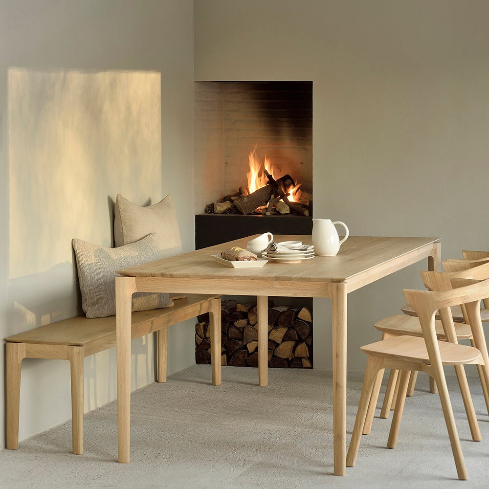 Bok Benk Lakkert teak 35x186 cm