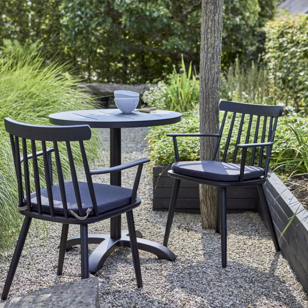 AVILA Bordplate Ø70cm - Sort