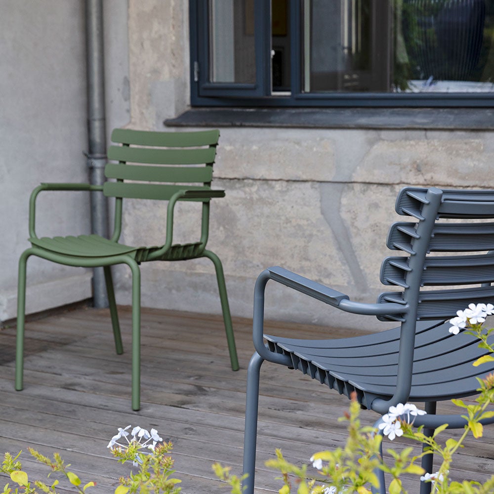 ReCLIPS Spisebordsstol Grønn/Grønn Aluminium