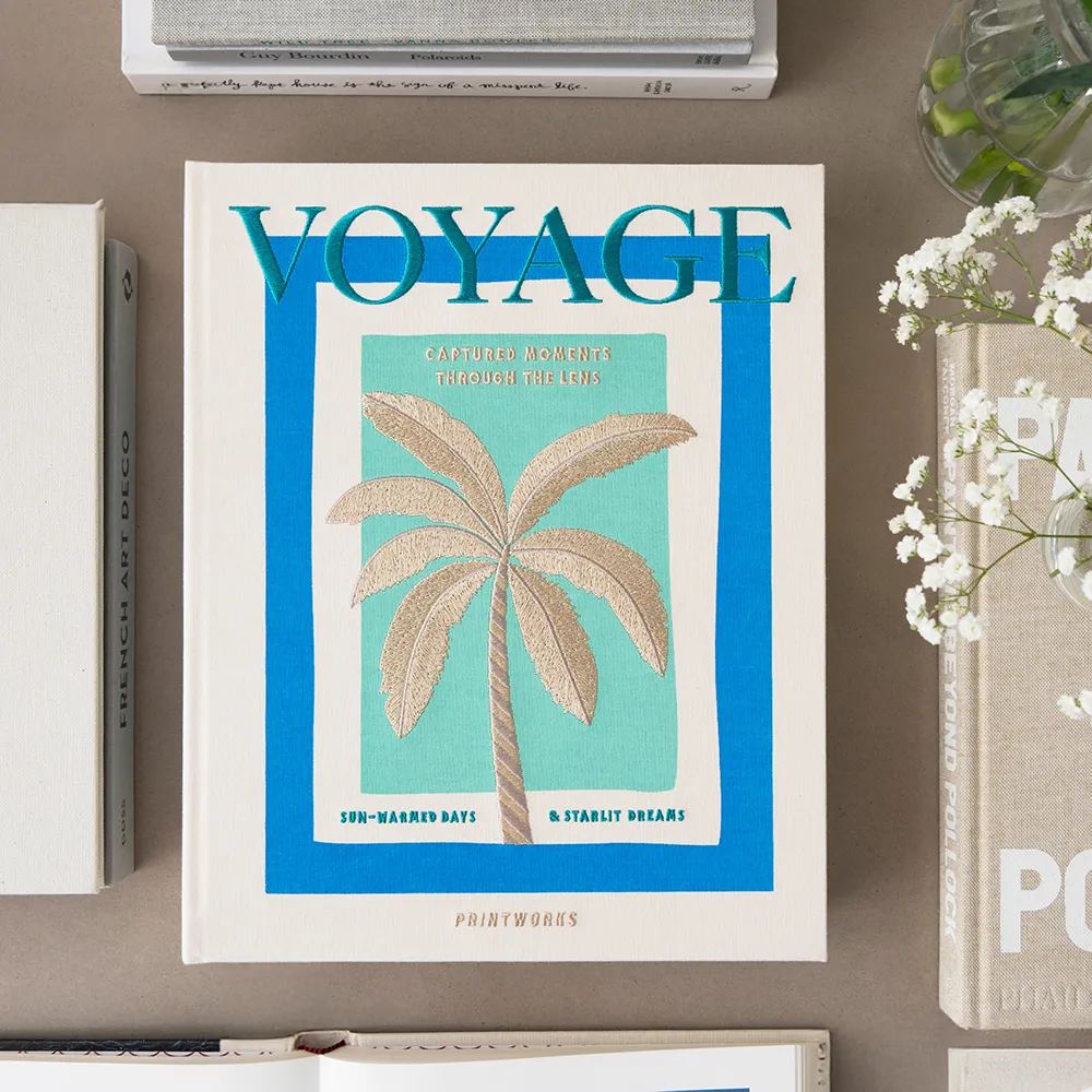 Embroidered Photo Album - Voyage