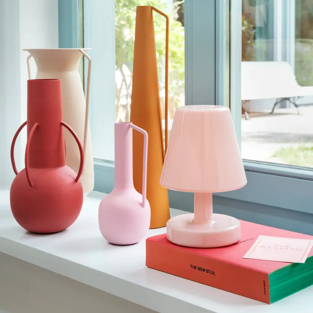 Edison the Ambiance - bordlampe soft pink