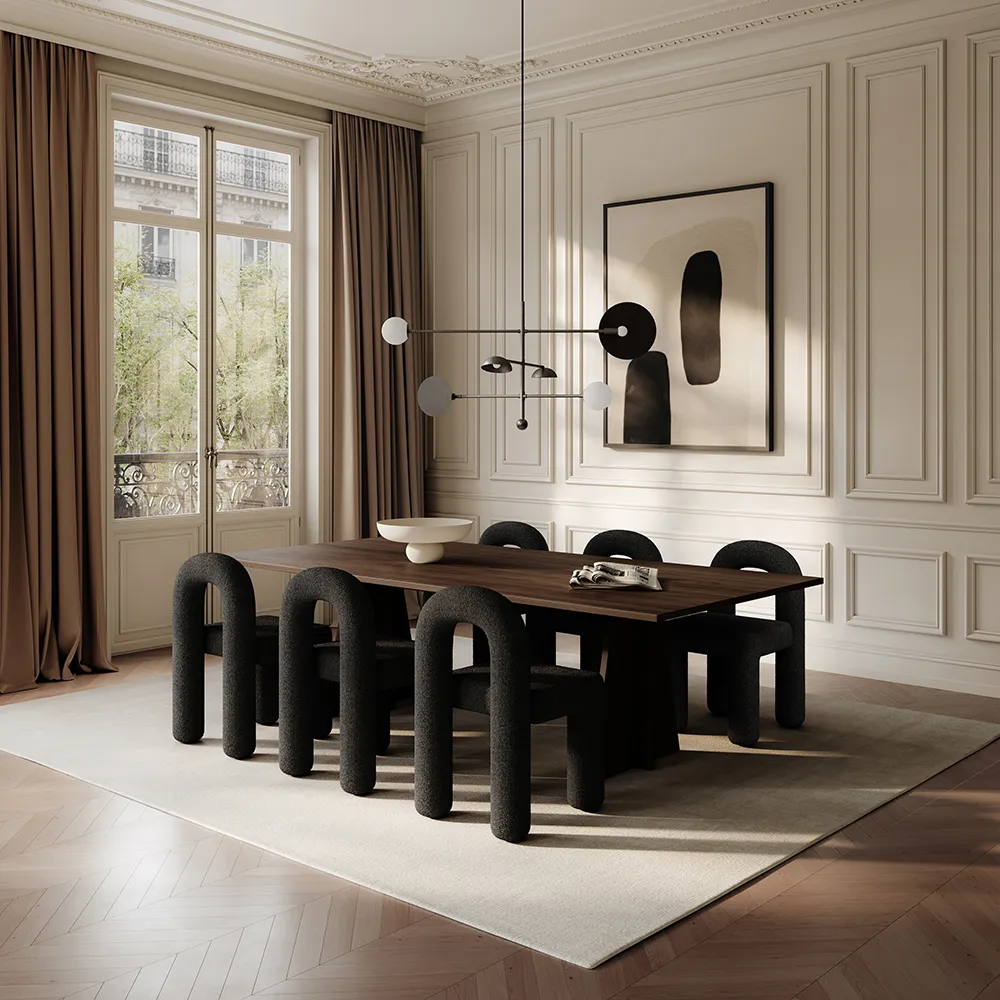 Daiku spisestuestol - dyp taupe