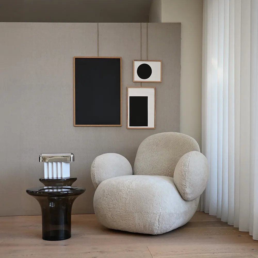 Toe Lenestol flat - Saueskinn