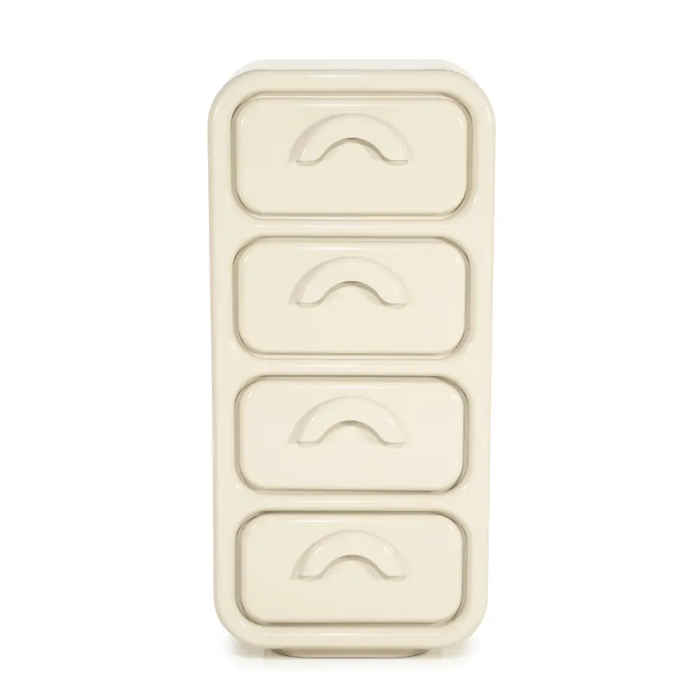 Gubby kommode stor - beige 50,5x32,5x108 cm