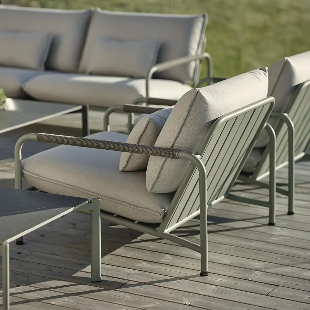 Lerberget lenestol grønn/ash Brafab