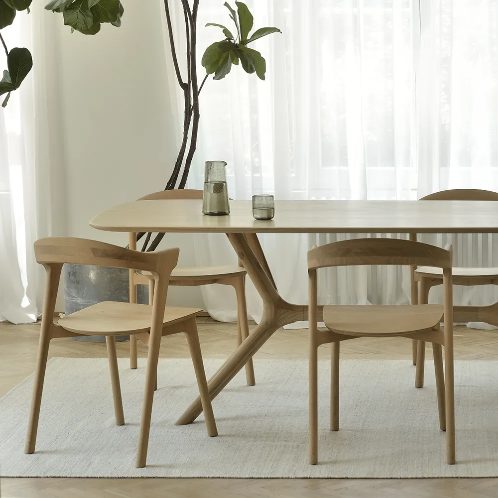 X Spisebord 100x224 cm Eik