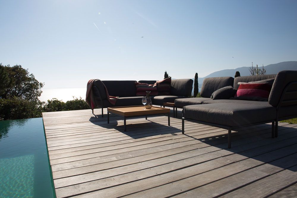 Levelgavl venstre grå aluminium