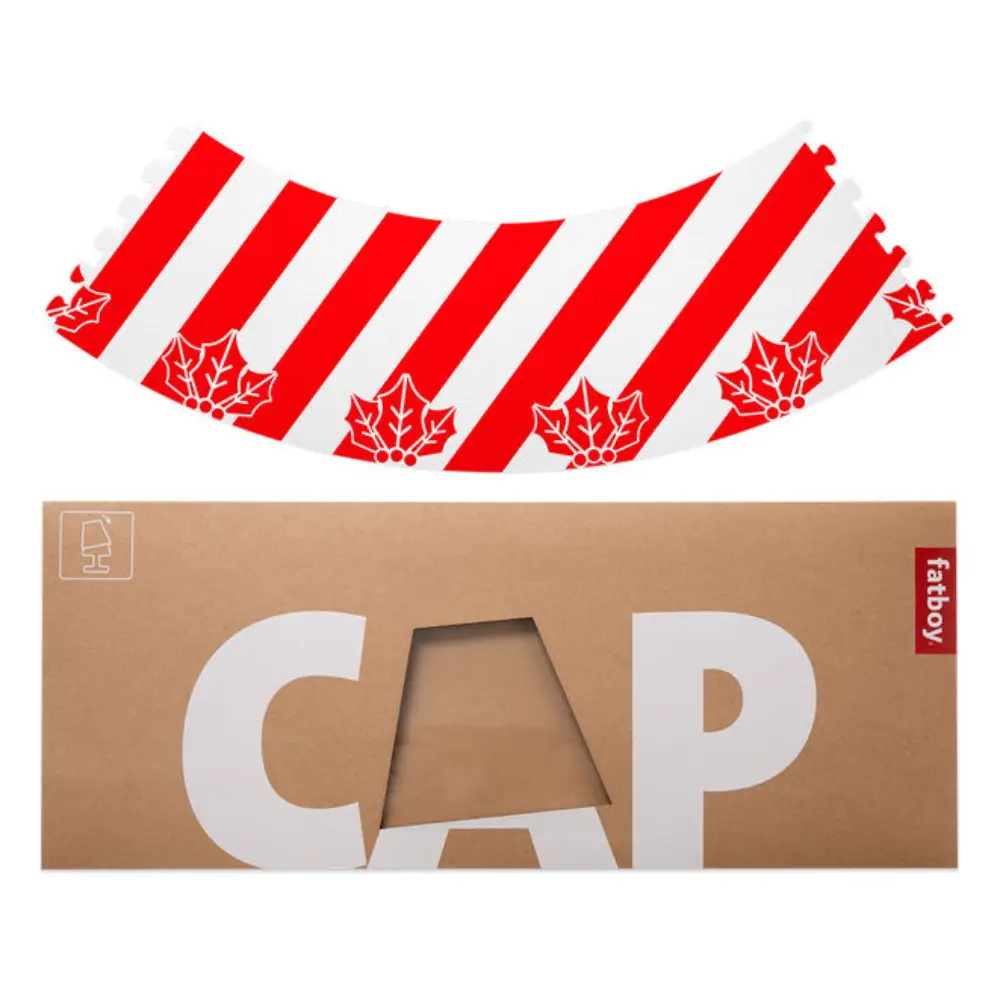 Xmas cooper cappie lampeskjerm stripemas