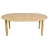 Comfort Circle Spisebord med uttrekk Oak