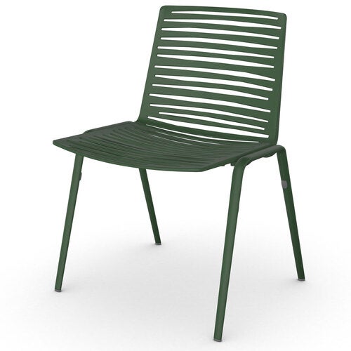 Zebra spisestol Dark Green