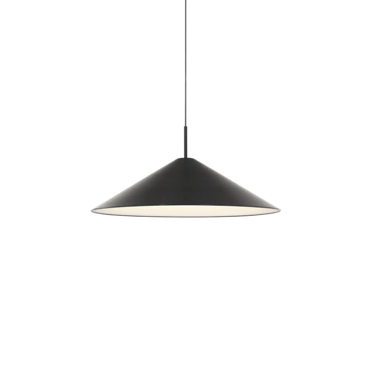 Brolly Pendellampe Ø70 Svart Anodisert Aluminium