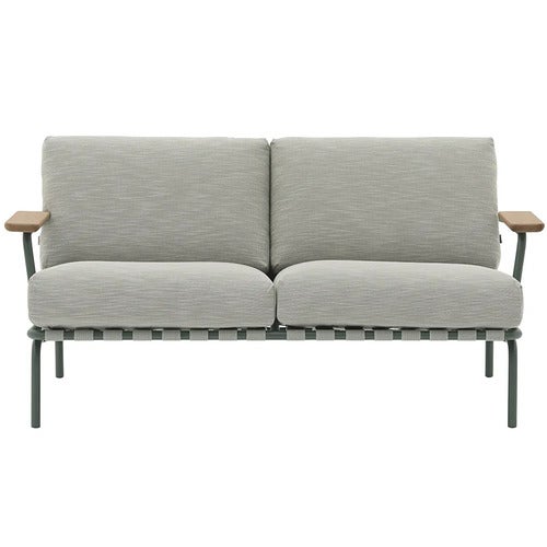 Settle 2-seters sofa Ribbed Weave 2/Dark Green 