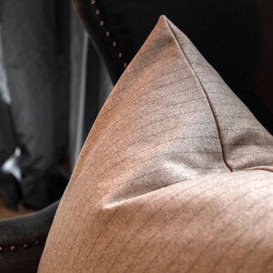 Val Gardena Stripe Brown Putetrekk Plain 50 X 50 Artwood