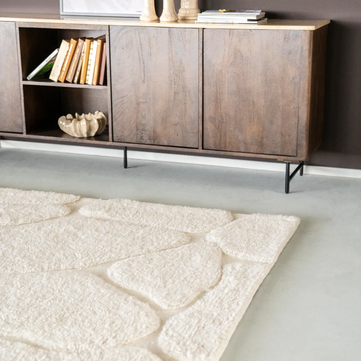 Teppe Kala 160x230 cm Off-White