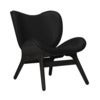 A Conversation Piece Lounge stol Black Oak/Hope Leather Black