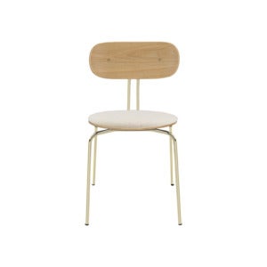 Curious spisestol eik/messing Teddy White