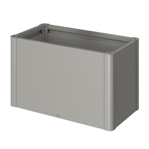 Belvedere plantebed midi størrelse 100 metallic kvartsgrå Biohort