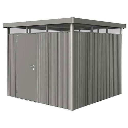 Highline hagebod størrelse h4 metallic kvartsgrå Biohort