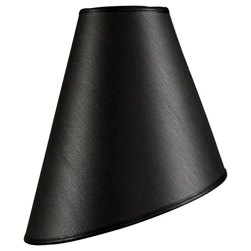 Lampeskjerm Cone Leather black
