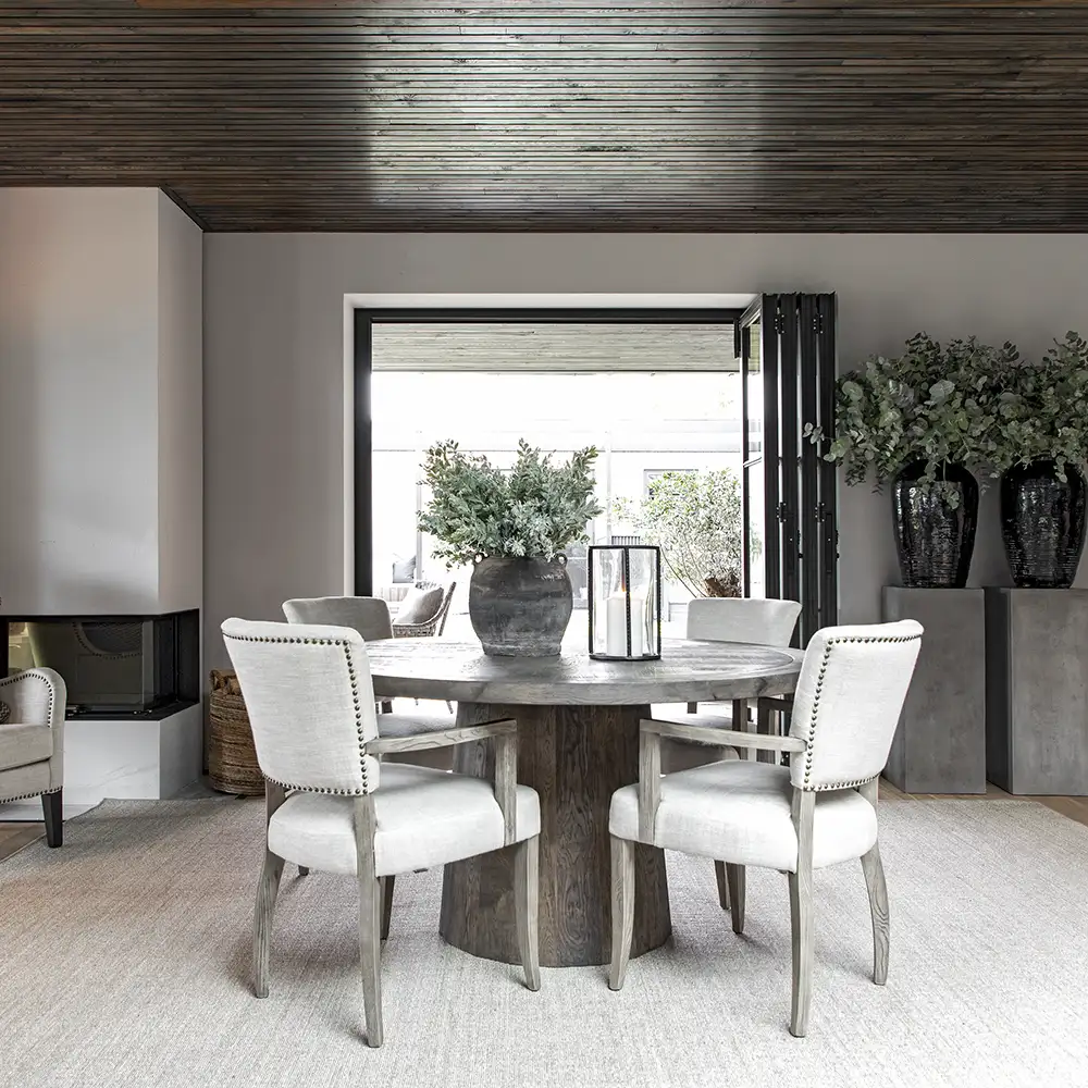 Josh spisebord Ø170 Silver Back Artwood