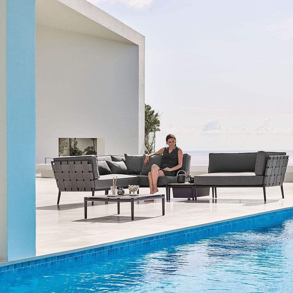 Conic kassebord grå