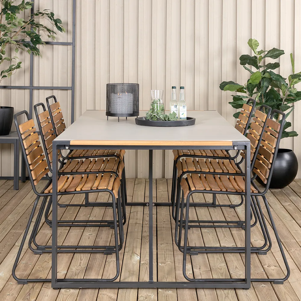 Bois spisestol Acacia 2-pakning