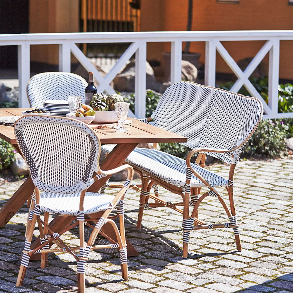 Isabell armlenestol Hvit