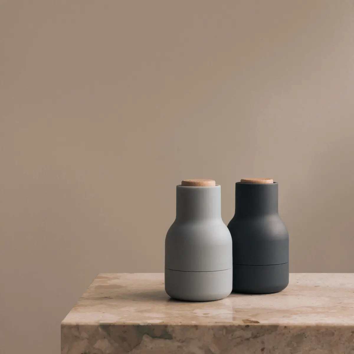 Bottle Grinder 2-pack liten - Blå / Bøk