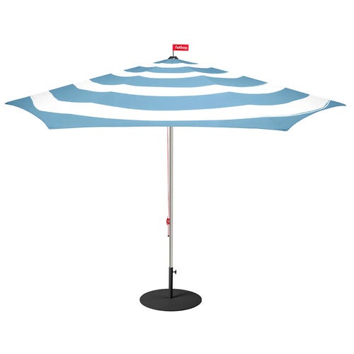 Stripesol parasoll wave blue incl. base black