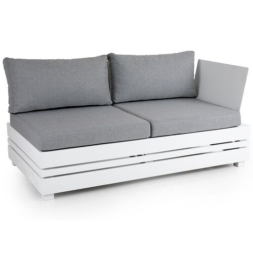 Ambon avslutningsdel hvit / Pearl Grey Brafab