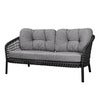 Ocean putesett, Dark grey, til 2-seters sofa