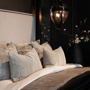 Serena Flower putetrekk 50x50 cm- Oyster