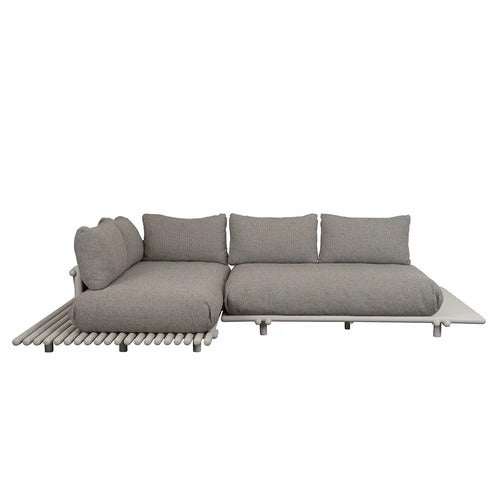 Sticks hjørnesofa Alu/light brown