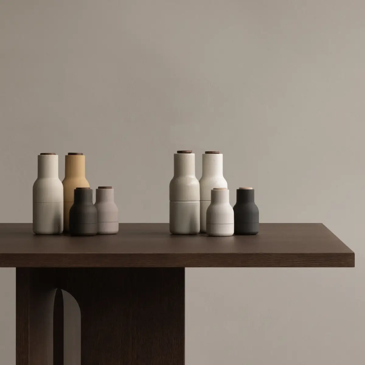 Bottle Grinder 2-pakning Liten - Jaktgrønn, Beige / Valnøtt