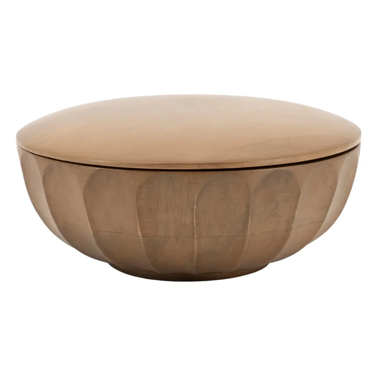 Storage bowl Yori large 19x19x9 cm Mangotre Brun