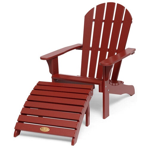 Tennessee solstol inkludert fothviler i oksidrød furu