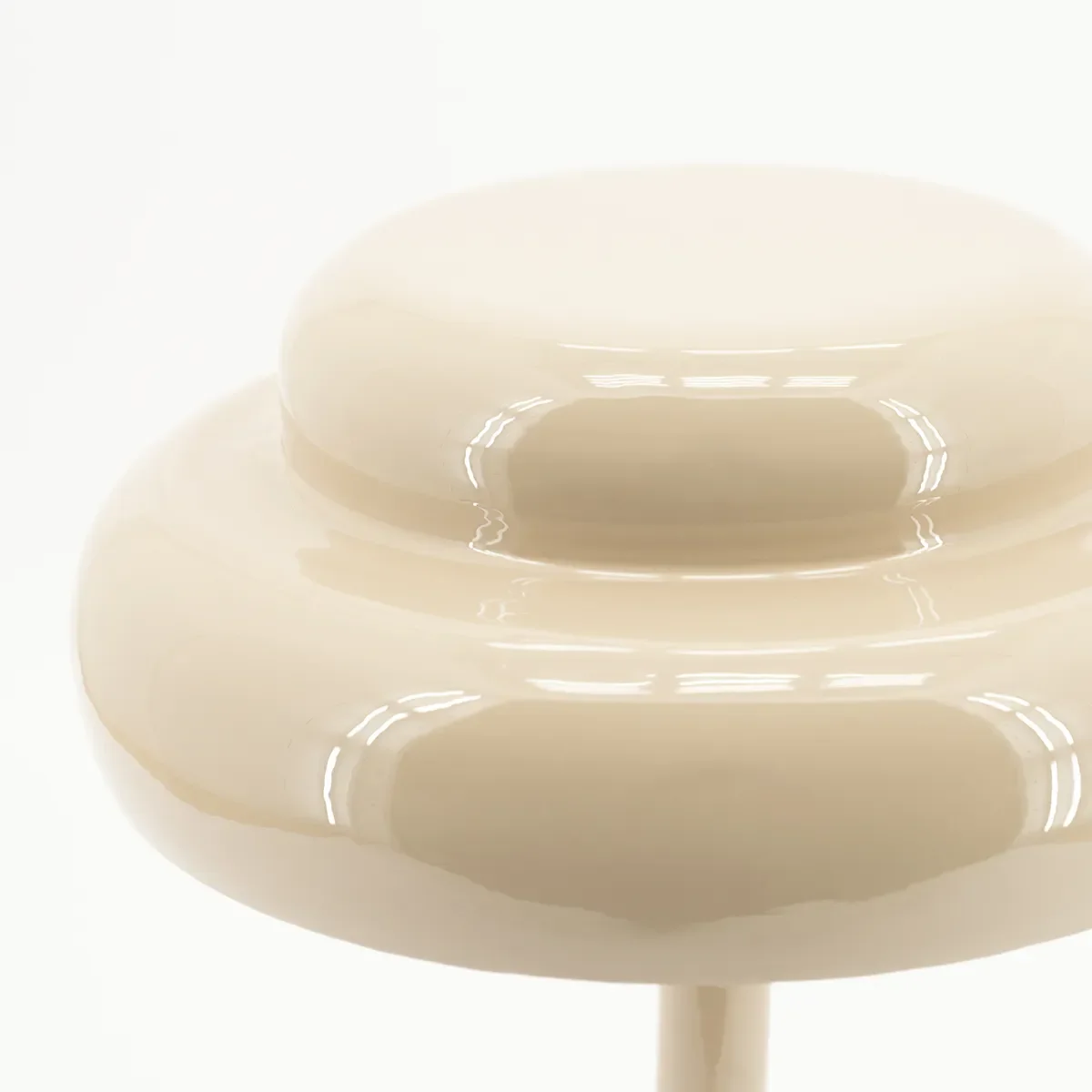 Dimbar bordlampe Pomm Beige H 47,5 cm