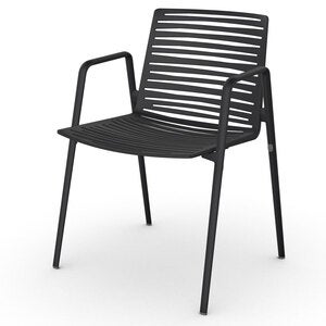 Zebra lenestol Black