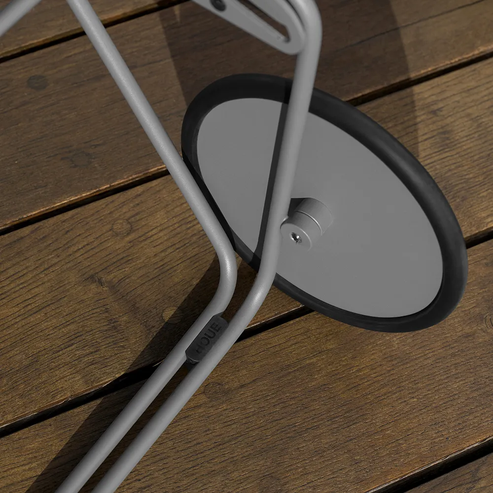 Click Adjustable chaise longue Pigeon blue. Frame: Grey