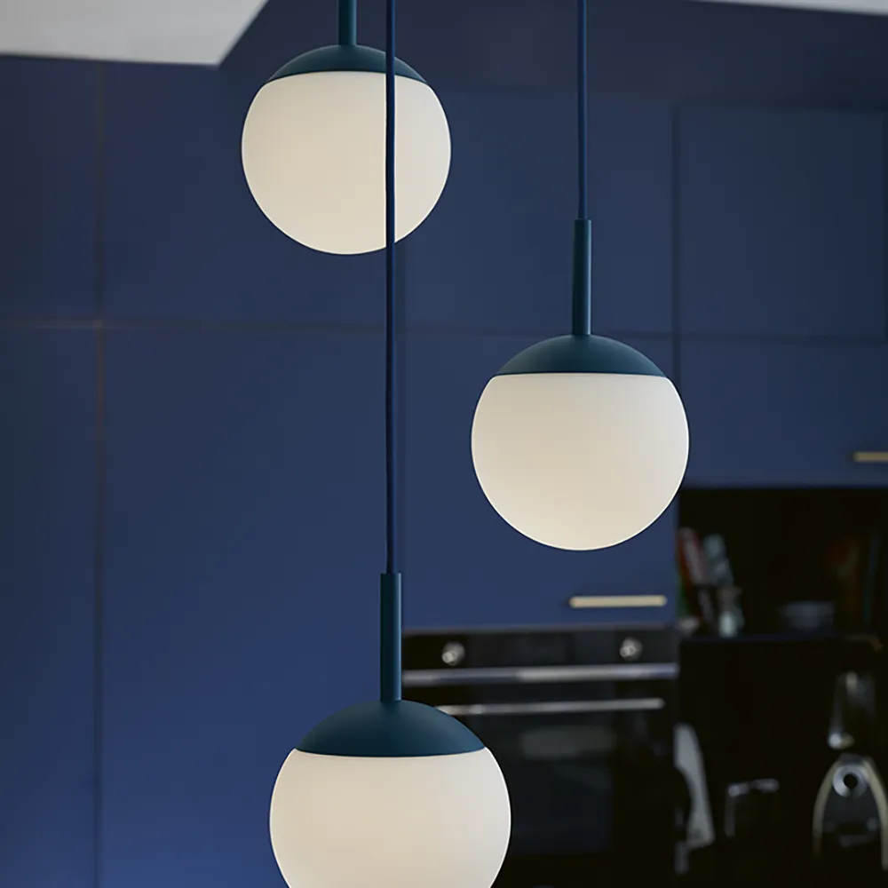 Mooon! Trippel taklampe Anthracite 