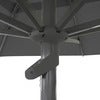 Mozzo parasoll 400x400 cm Grå/Antrasitt