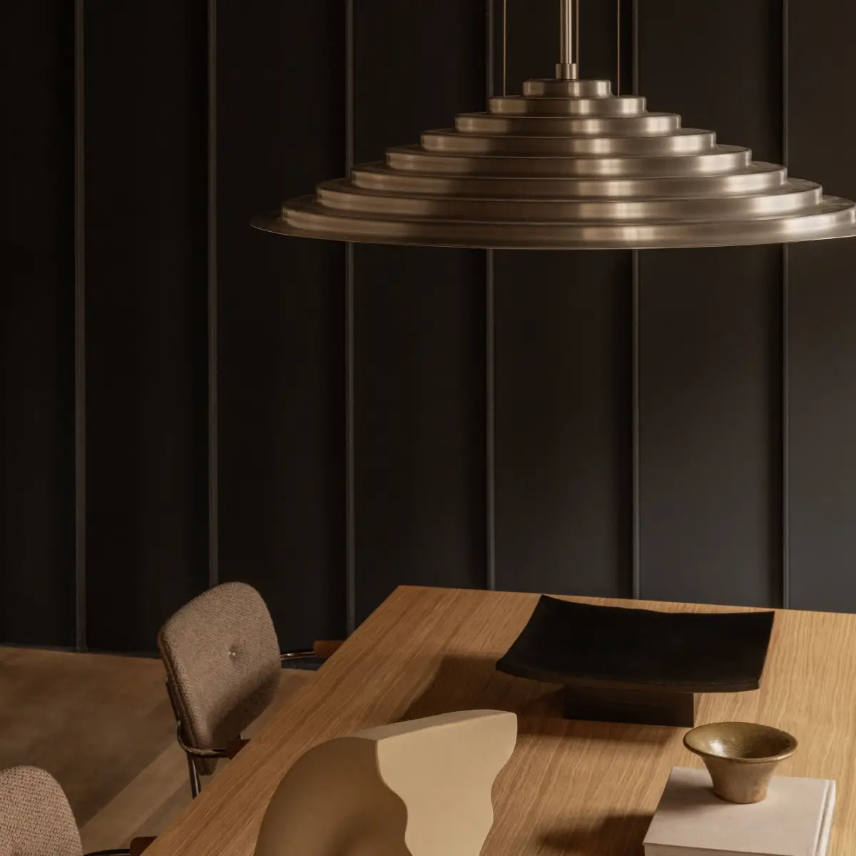 Chancery Taklampe Børstet Aluminium Ø75 cm