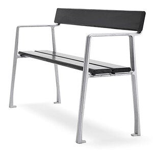 Piccolo sofa natur sortlasert mahogny