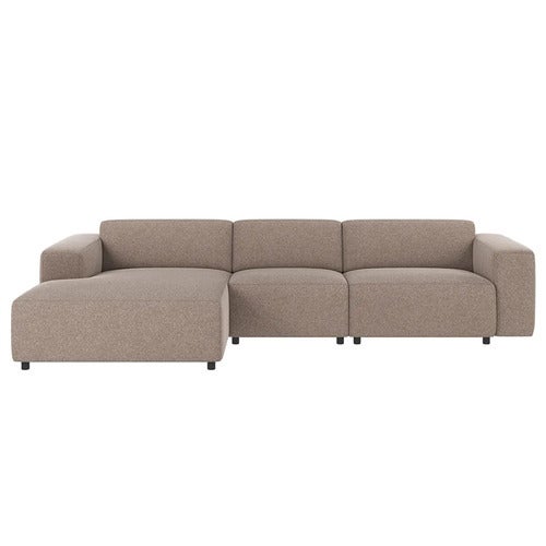 Willard sofa 4-seter sofa chaiselong venstre stoff Brenda beige
