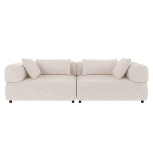 Falkner sofa 3-seter stoff Oscar lys beige