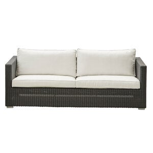 Chester sofa Polyrattan Grafit 