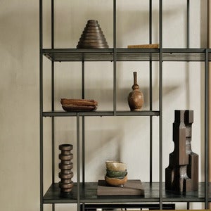  Babylon skulptur lakkert mahogni